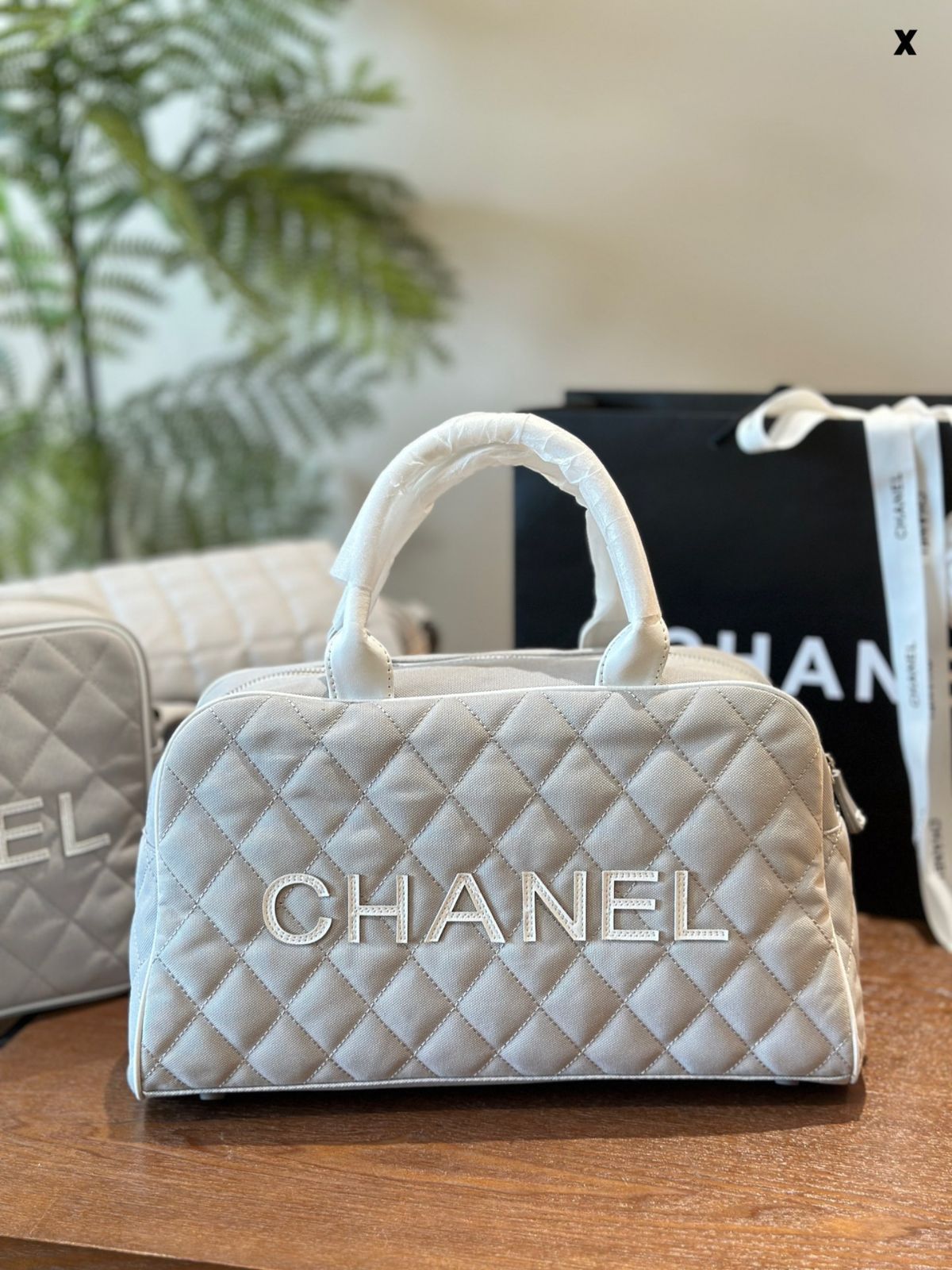【今日特価】Chanel Vintage Gym Bag シャネル ヴィンテージ ジムバッグ