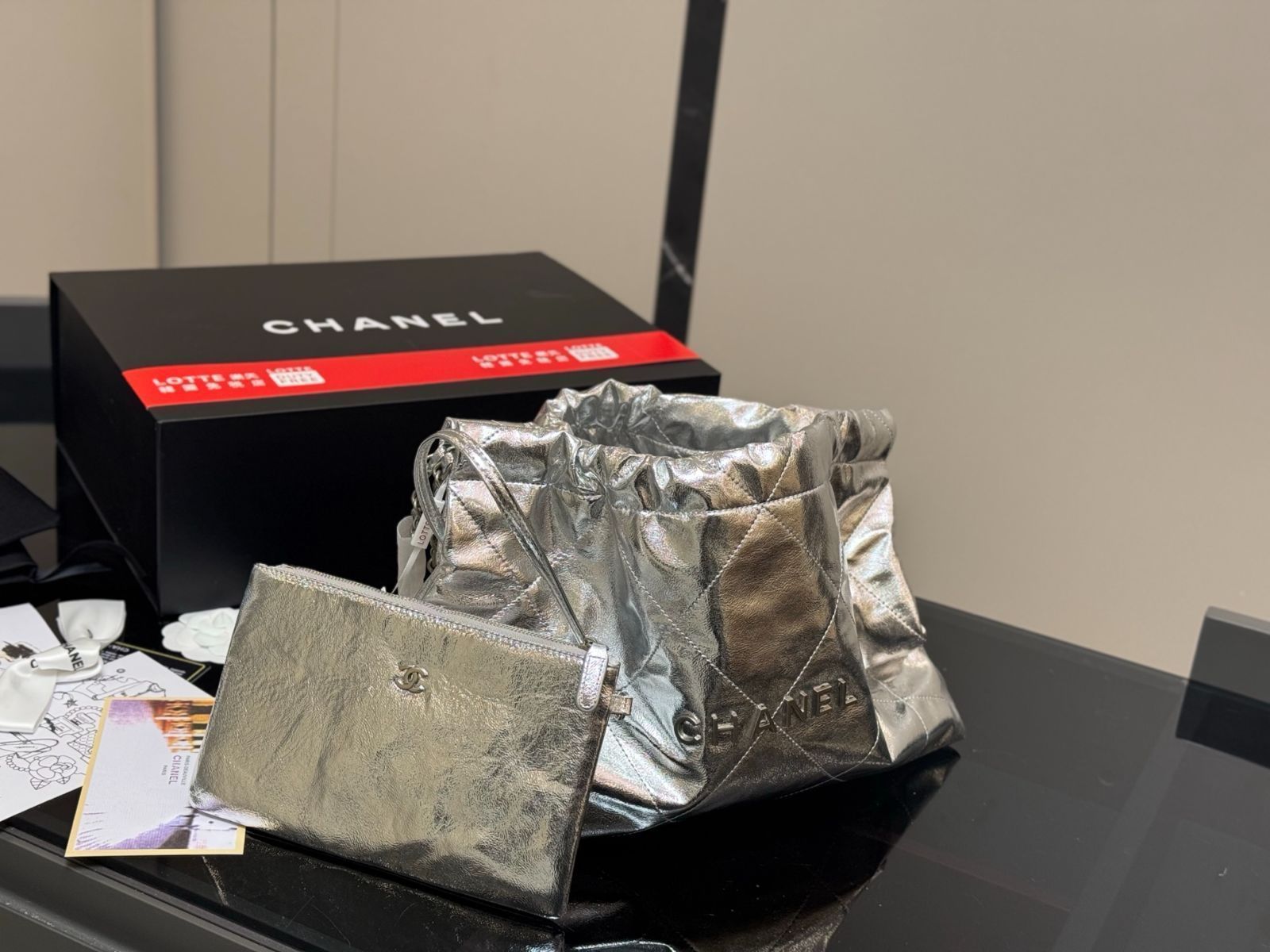 【今日特価】Chanel 24C Horizontal Trash Bag - シャネル 24C ホリゾンタル トラッシュバッグ
