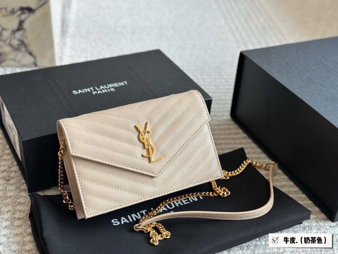 【今日特価】YSL WOC Envelope Bag / イエスエルエス ウオック エンベロープ バッグ/ 腋の下掛け両用 送料無料！在庫限定価格