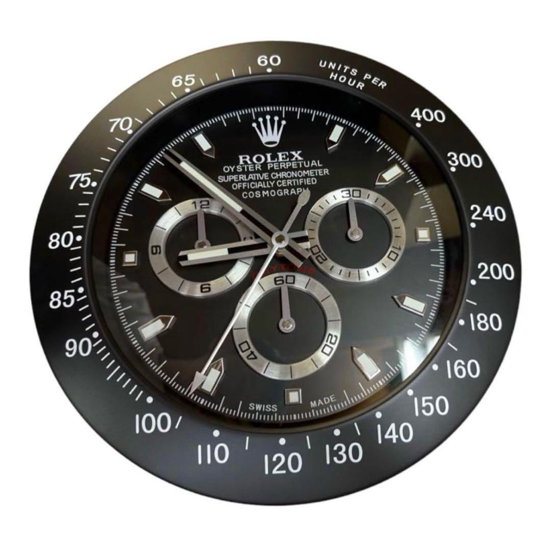 ROLEX 掛け時計　デイトナ型タイプの大型壁掛け時計