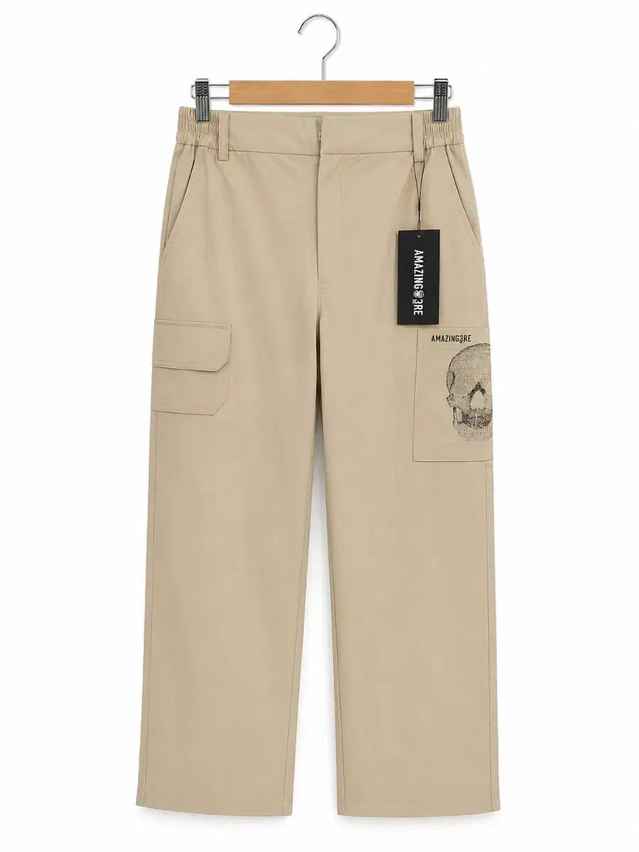 ゴルフウェア アメイジングコア スカル プリンティング カーゴパンツ サイズ M/ L/ XL