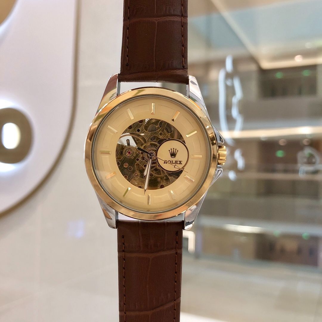 【今日特価】ROLEX ロレックス メンズ レジャー 腕時計（透かし彫りデザイン）