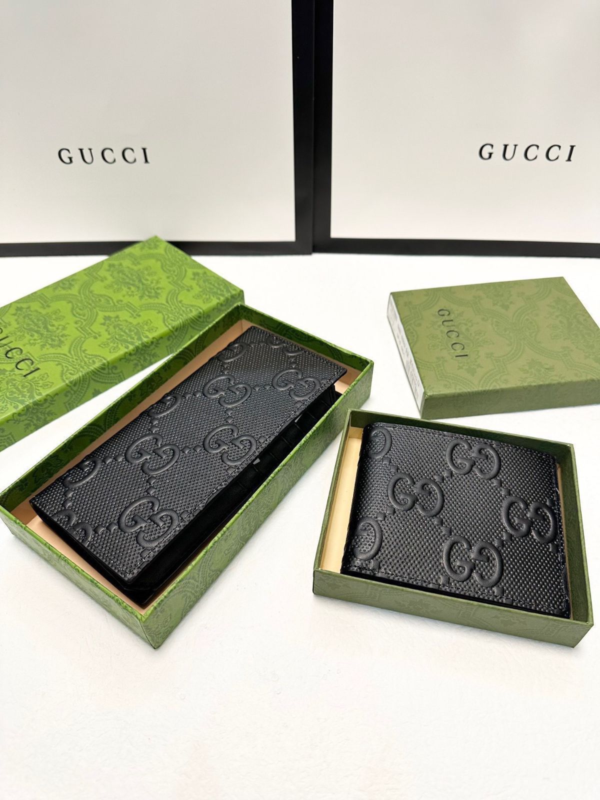 GUCCIグッチ、財布、超マルチキャリー、新型メンズロング、ショート、二つ折り[本日特価|新品未使用品]