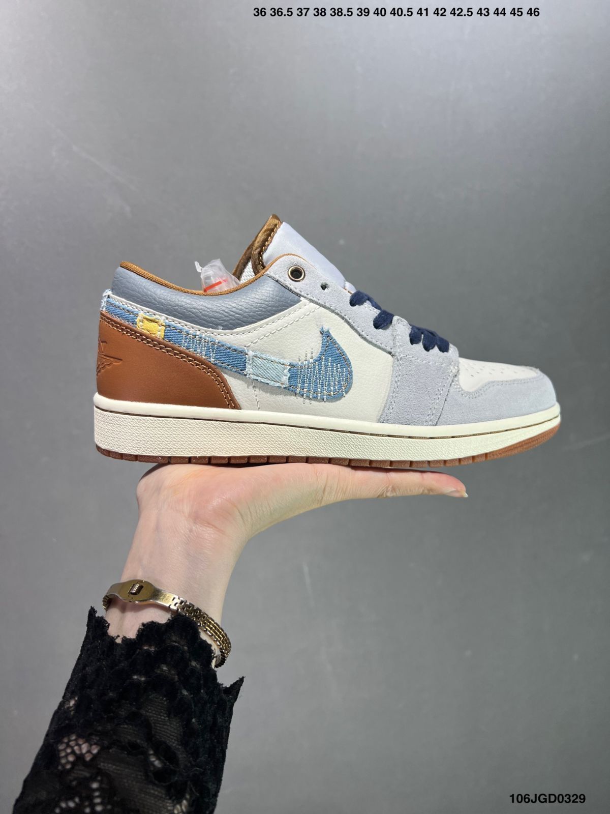 全新未使用Air Jordan 1 Low 553558 106JGD0329 新しい色づかいです AJ1