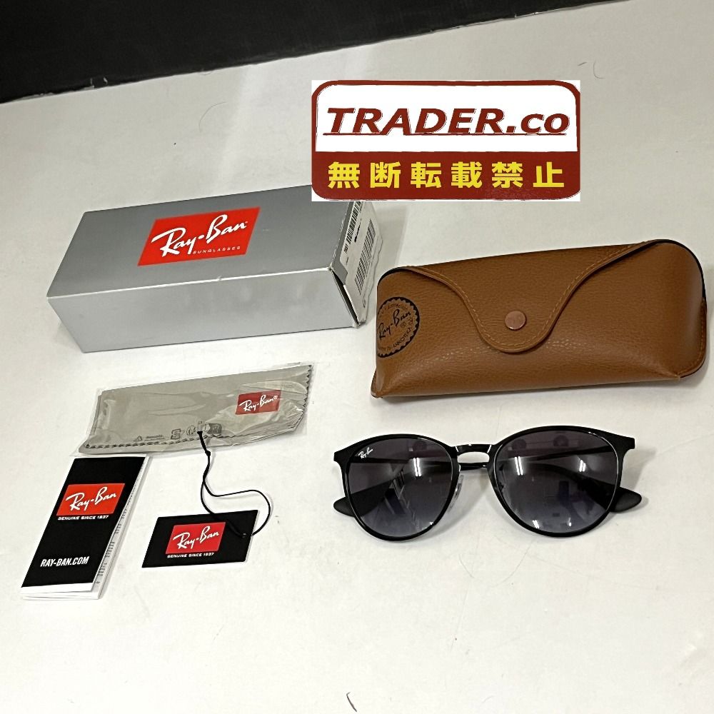 06w23333 レイバン Ray-Ban ERIKA METAL RB3539 002/8G 54-19 ユニセックス サングラス 【中古品】