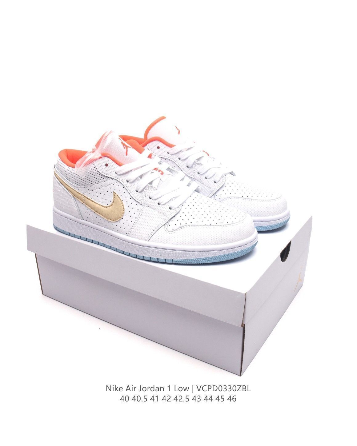 全新未使用Air Jordan 1 Low AJ1 553558-040 VCPD0330ZBL