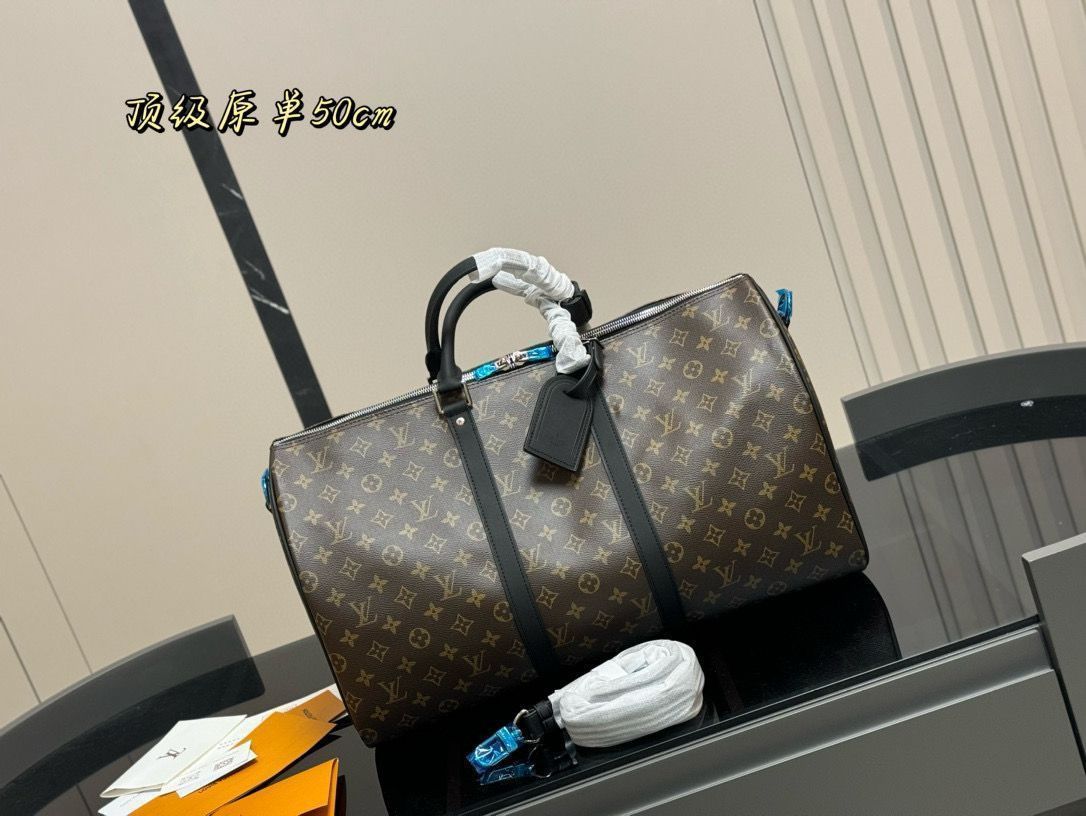 【今日特価】LV Keepall 50 スーパークール トラベルバッグ
