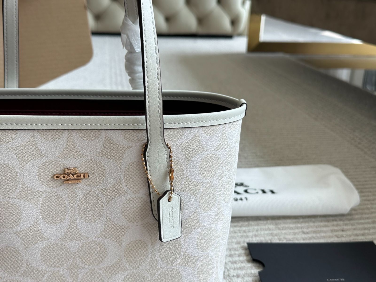 【今日特価】Coach City Tote Small コーチ シティ トート スモール