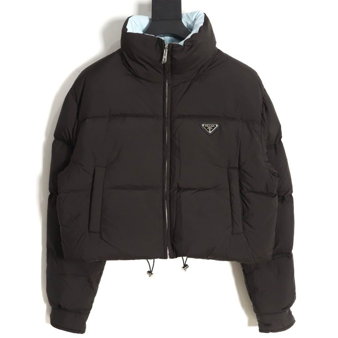 PRADA ダウンジャケット クロップド丈 黒｜本日限定特価｜新品未使用