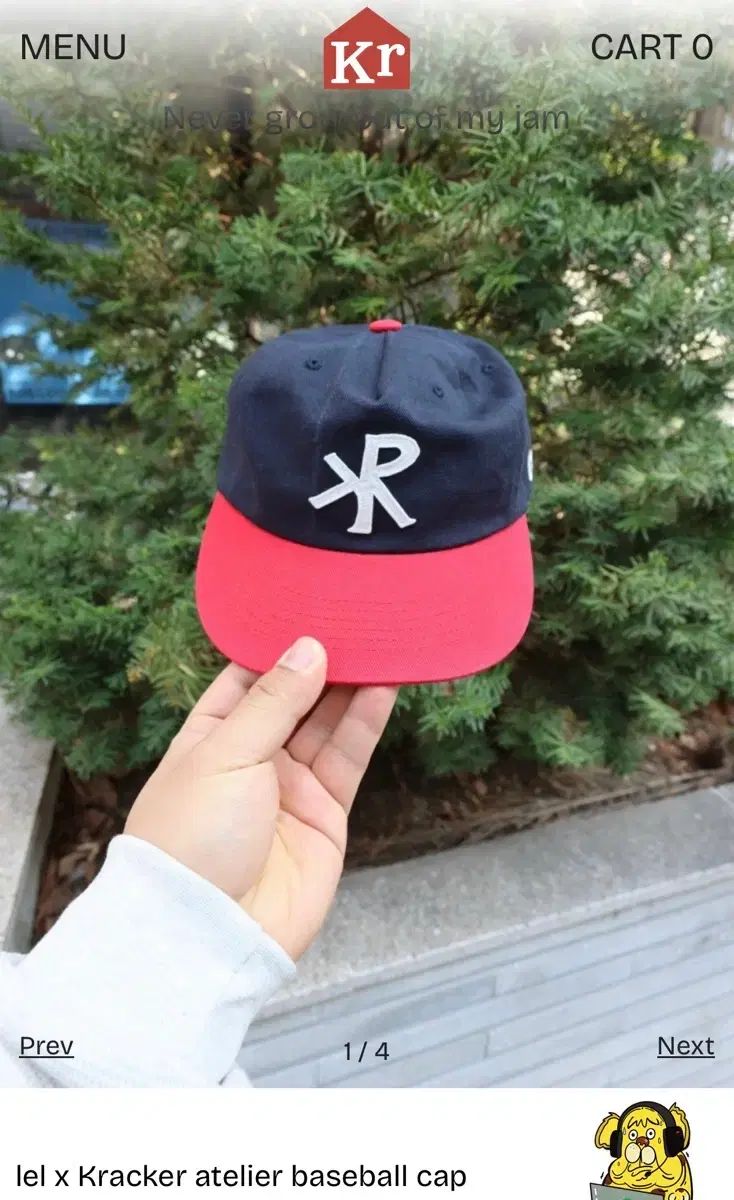LEL x kracker house atelier ベースボールキャップ