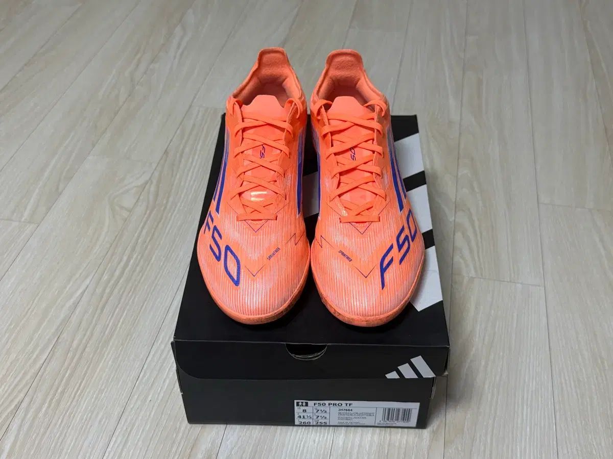 260サイズ adidas アディダス f50 プロ tf ビーム オレンジ LUCY(ルシ) ブルー カラー