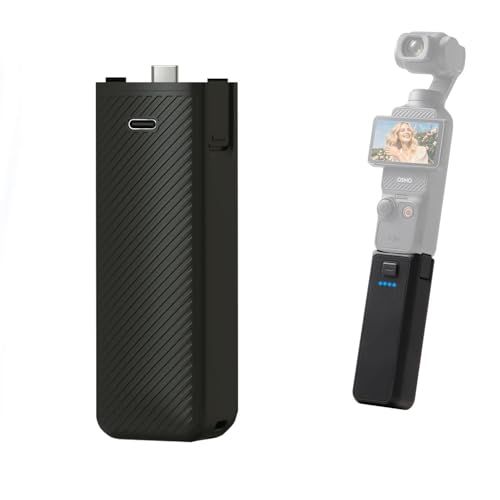 R◆Suptig ハンドルグリップバッテリー充電器 Dji Pocket 3、Gopro、Insta 360、Akaso、電話、デジタルカメラに対応 e29660e8