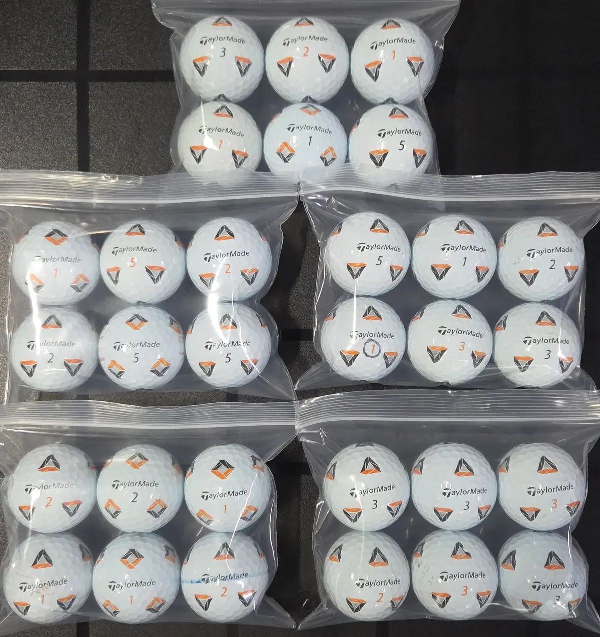 テーラーメイド TP5 TP5x A級 4ピース 5ピース ロストボール 30球 中古ゴルフ