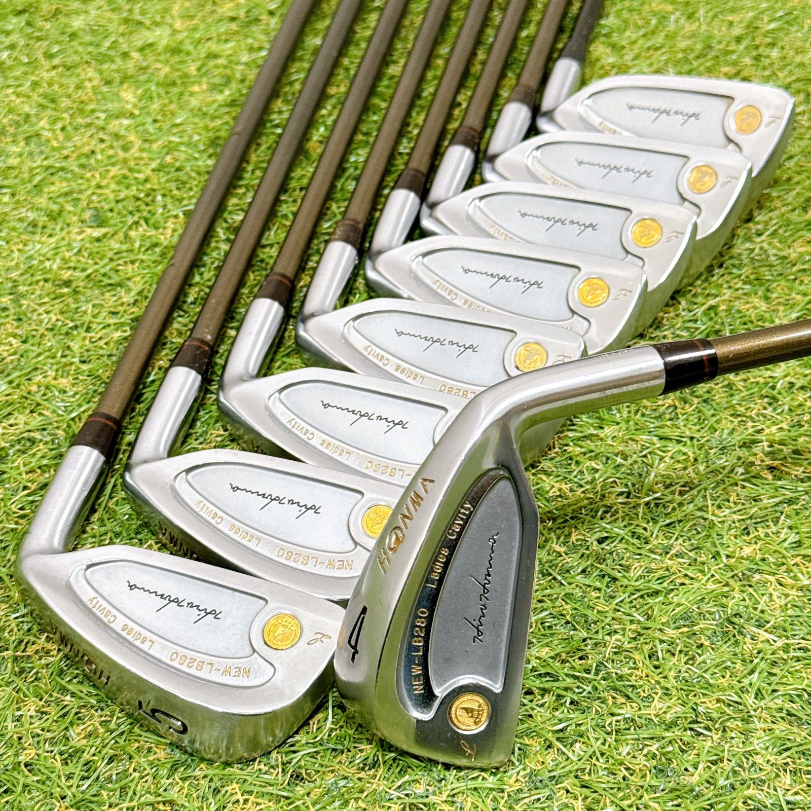 【高級】HONMA ホンマゴルフ NEW-LB280 星4 アイアン9本セット ゴルフ 【高級】HONMA ホンマゴルフ NEW-LB280 星4 アイアン9本セット
