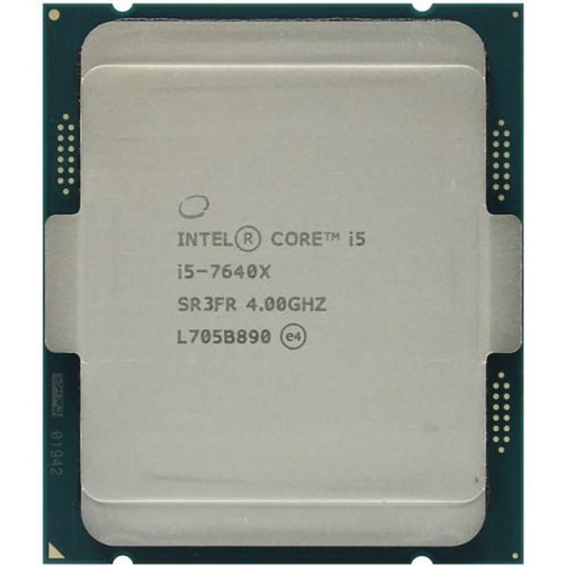 Intel Core i5-7640X SR3FR 4C 3.9GHz to 4.3GHz Socket 2066 Kaby Lake-X 14NM 6MB 112W Jun 2017