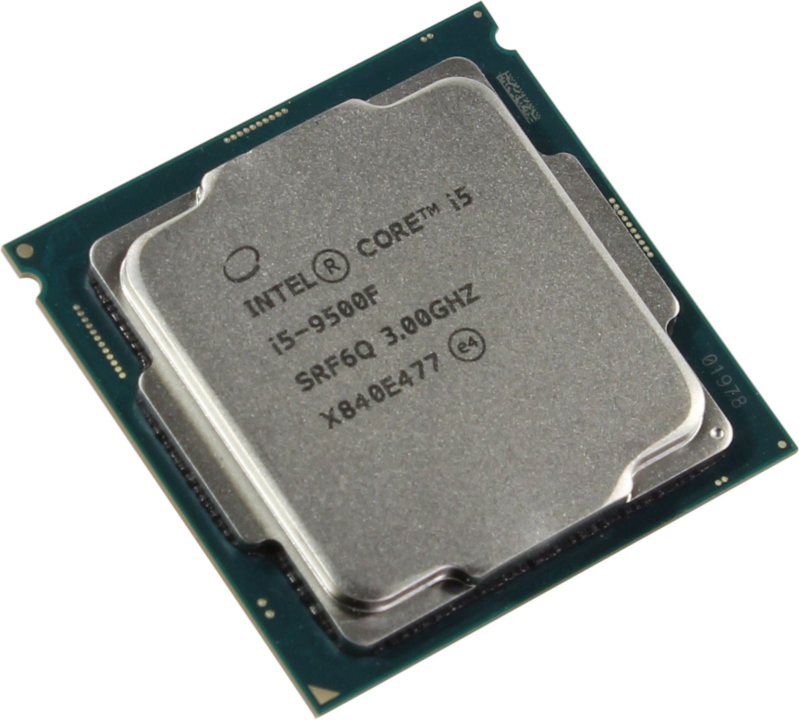 Intel Core i5-9500F SRF6Q 6C 3GHz to 4.4GHz Socket 1151 Coffee Lake 14NM 9MB 65W Apr 2019