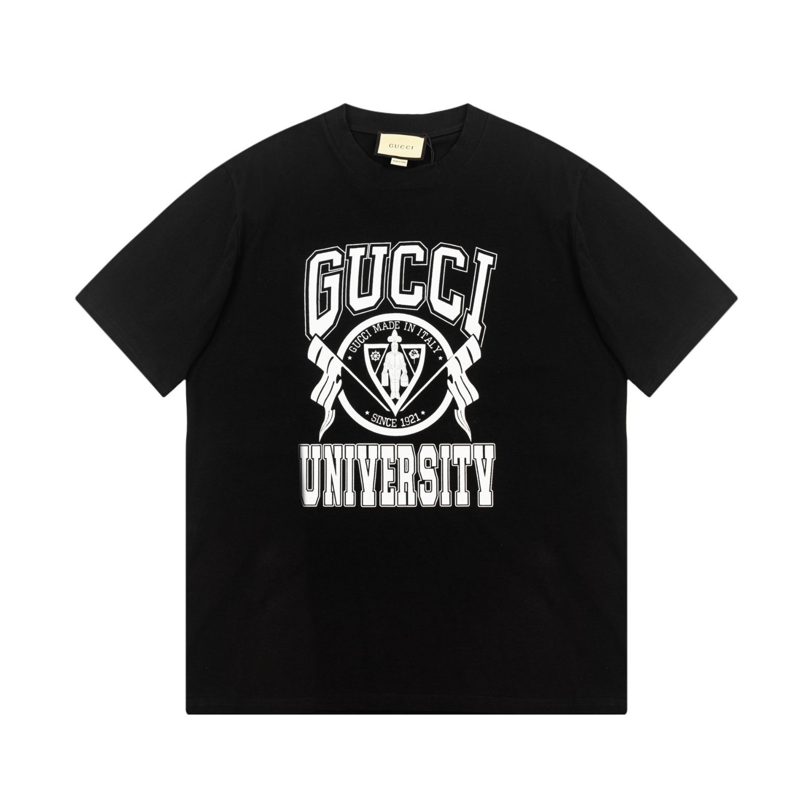【本日限定特価】G家 新作 スクールエンブレムプリントTシャツ - 3色展開・サイズ選択可能[本日特価|新品未使用品]