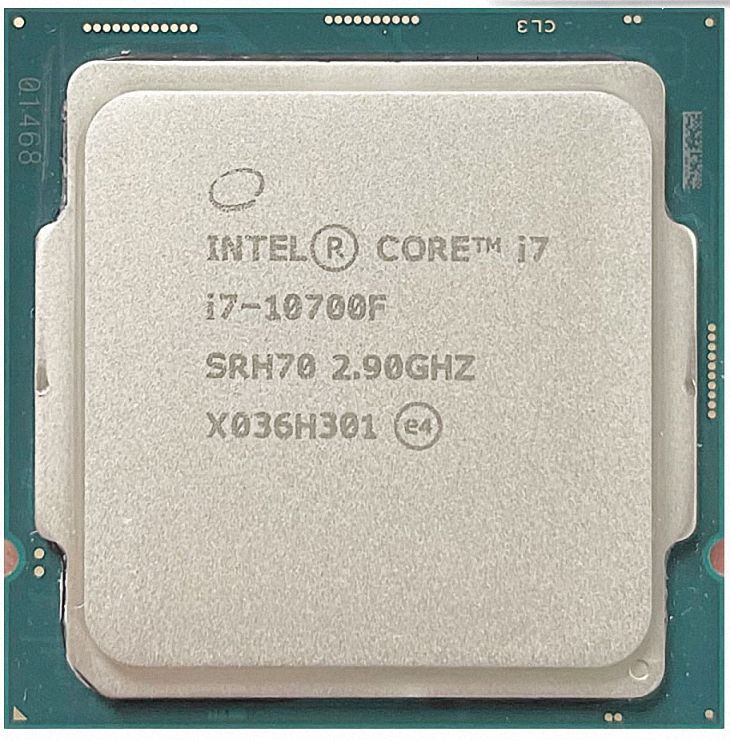 Intel Core i7-10700F SRH70 8C 16T 2.9GHz to 4.8GHz Socket 1200 Comet Lake 14NM 16MB 65W Apr 2020