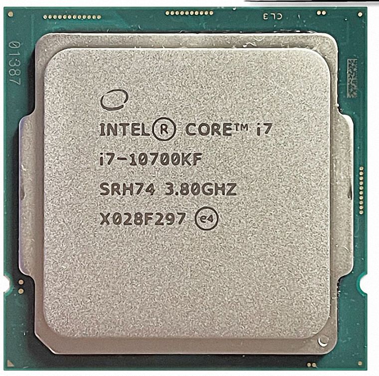 Intel Core i7-10700KF 8C 16T 3.8GHz to 5.1GHz Socket 1200 Comet Lake 14NM 16MB 125W Apr 2020