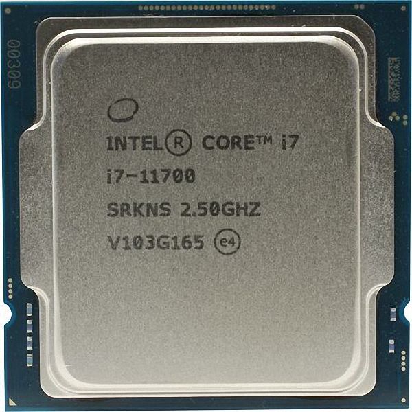 Intel Core i7-11700 SRKNS 8C 16T 2.5GHz to 4.9GHz Socket 1200 Rocket Lake 14NM 16MB 65W Mar 2021