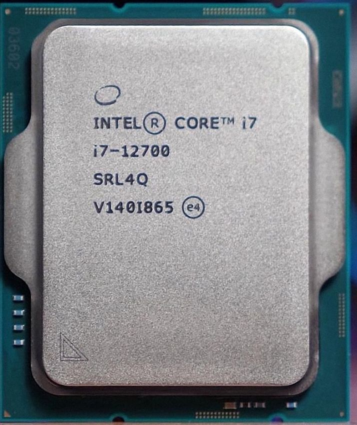 Intel Core i7-12700 12C 20T 2.1GHz to 4.9GHz Socket 1700 Alder Lake-S 10NM 25MB 65W Jan 2022