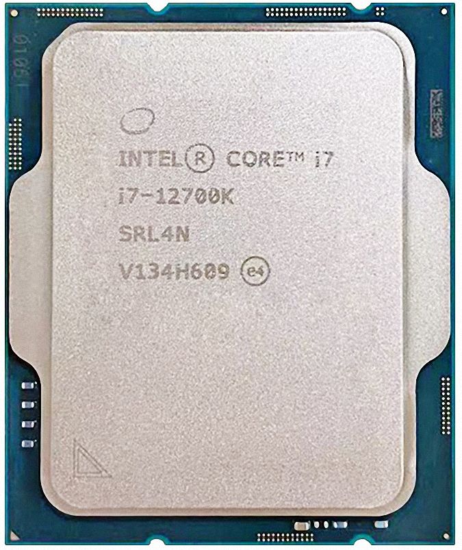 Intel Core i7-12700K 12C 20T 3.6GHz to 5GHz Socket 1700 Alder Lake-S 10NM 25MB 125W Nov 2021