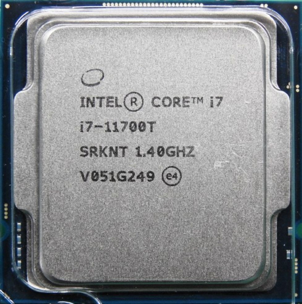 Intel Core i7-11700T SRKNT 8C 16T 1.4GHz to 4.6GHz Socket 1200 Rocket Lake 14NM 16MB 35W Mar