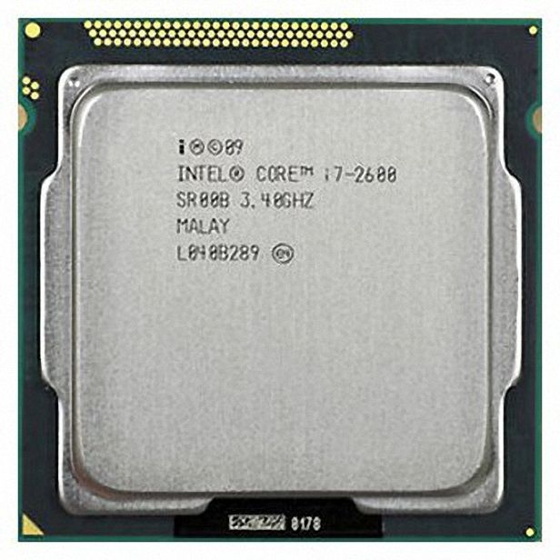 Intel Core i7-2600 SR00B 4C 8T 3.4GHz to 3.8GHz Socket 1155 Sandy Bridge 32NM 8MB 95W Jan 2011