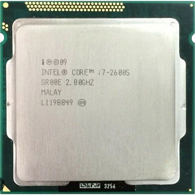 Intel Core i7-2600S SR00E 4C 8T 2.8GHz to 3.8GHz Socket 1155 Sandy Bridge 32NM 8MB 65W Jan 2011