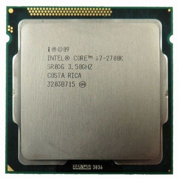 Intel Core i7-2700K SR0DG 4C 8T 3.5GHz to 3.9GHz Socket 1155 Sandy Bridge 32NM 8MB 95W Oct 2011
