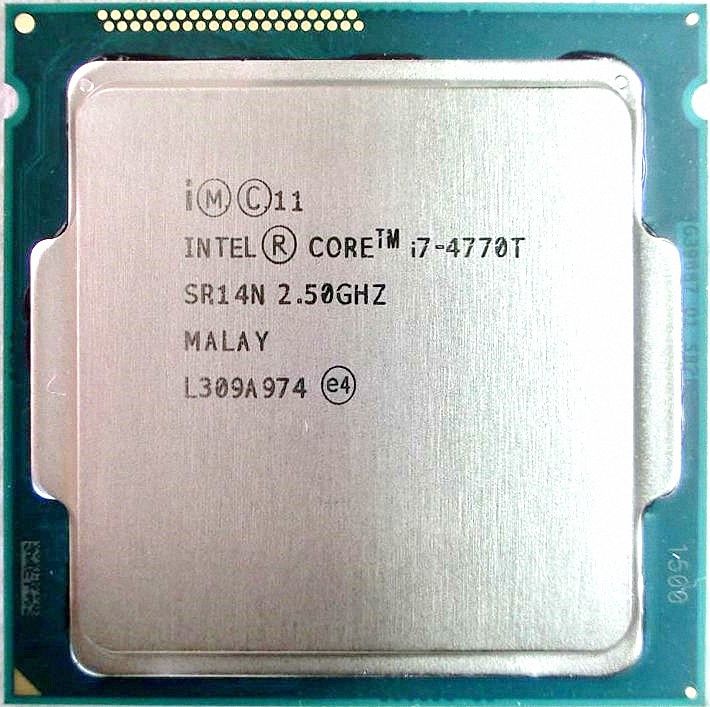 Intel Core i7-4770T SR14N 4C 8T 2.5GHz to 3.7GHz Socket 1150 Haswell 22NM 8MB 45W Jun 2013