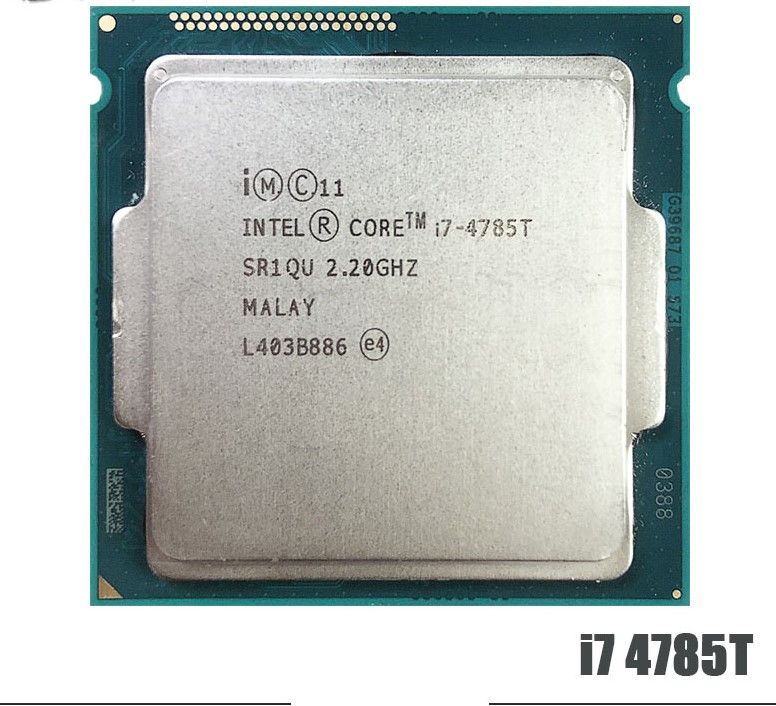 Intel Core i7-4785T SR1QU 4C 8T 2.2GHz to 3.2GHz Socket 1150 Haswell 22NM 8MB 35W Jun 2013