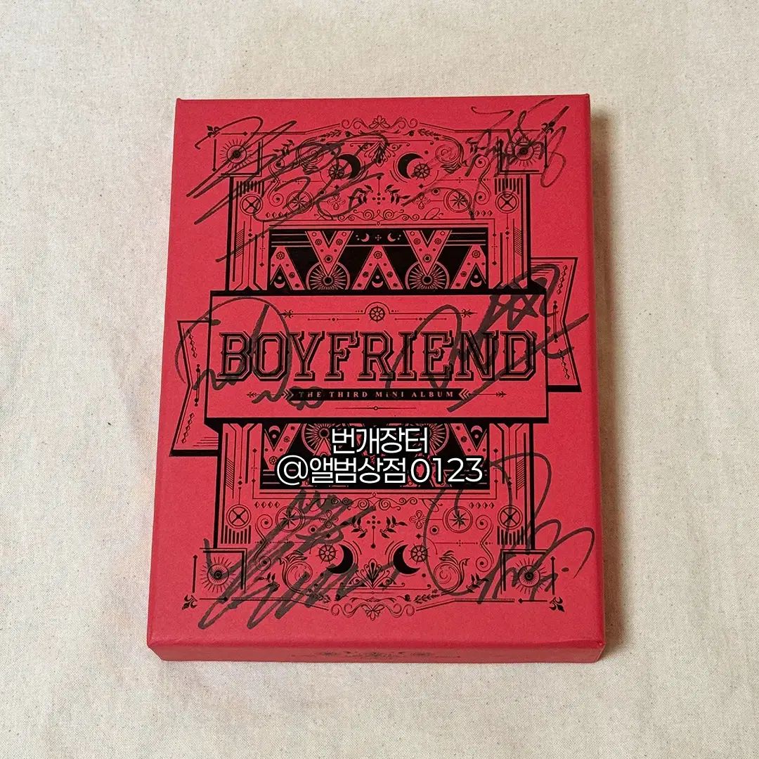 ボーイフレンド(BOYFRIEND) ミニ 3集 WITCH 全員 サイン入り