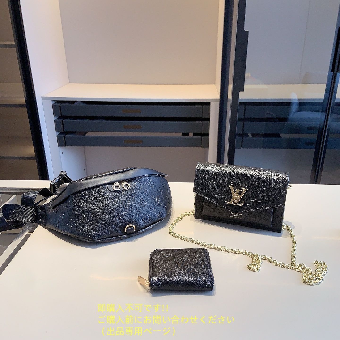 美品 LOUIS VUITTON ショルダーバッグ ハンドバッグ 財布 3点セット 新品未使用
