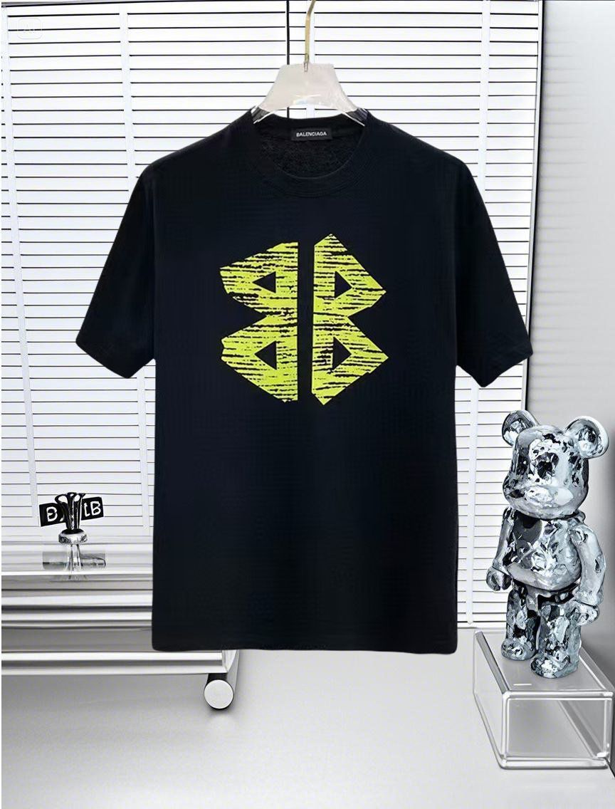 【今日特価】Balenciaga バレンシアガ 25SS プレミアムロゴプリント T シャツ