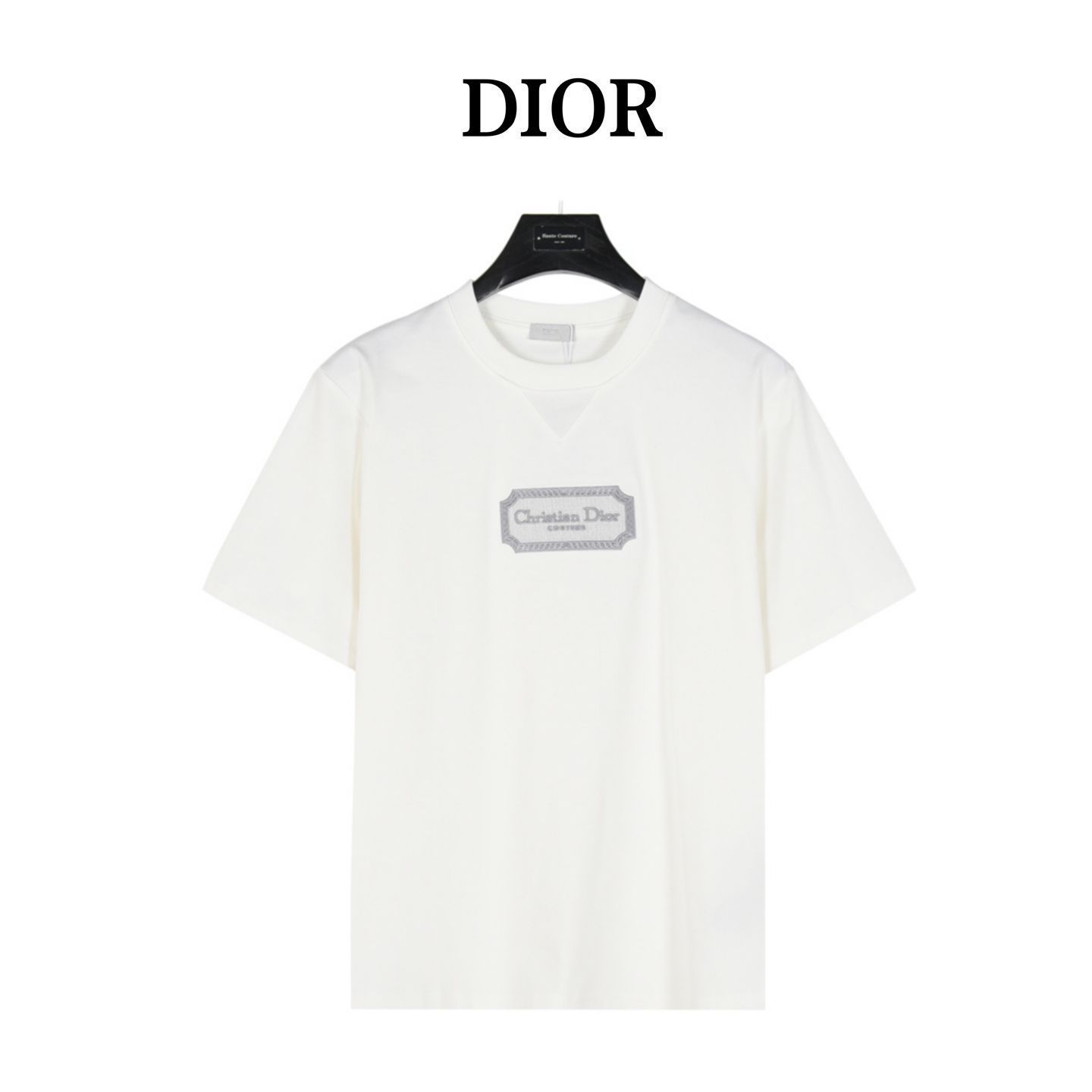 【今日特価】Dior / ディオール 25ss 刺繍シルバーロゴ T シャツ