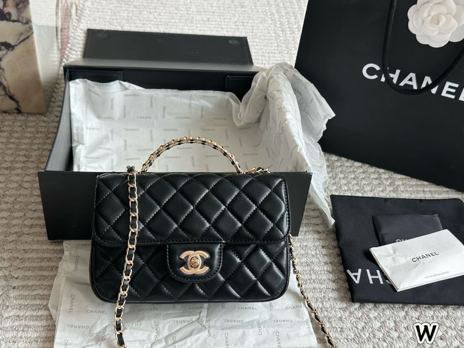 【今日特価】Chanel CF Handle ミニバッグ-WTO輸入3