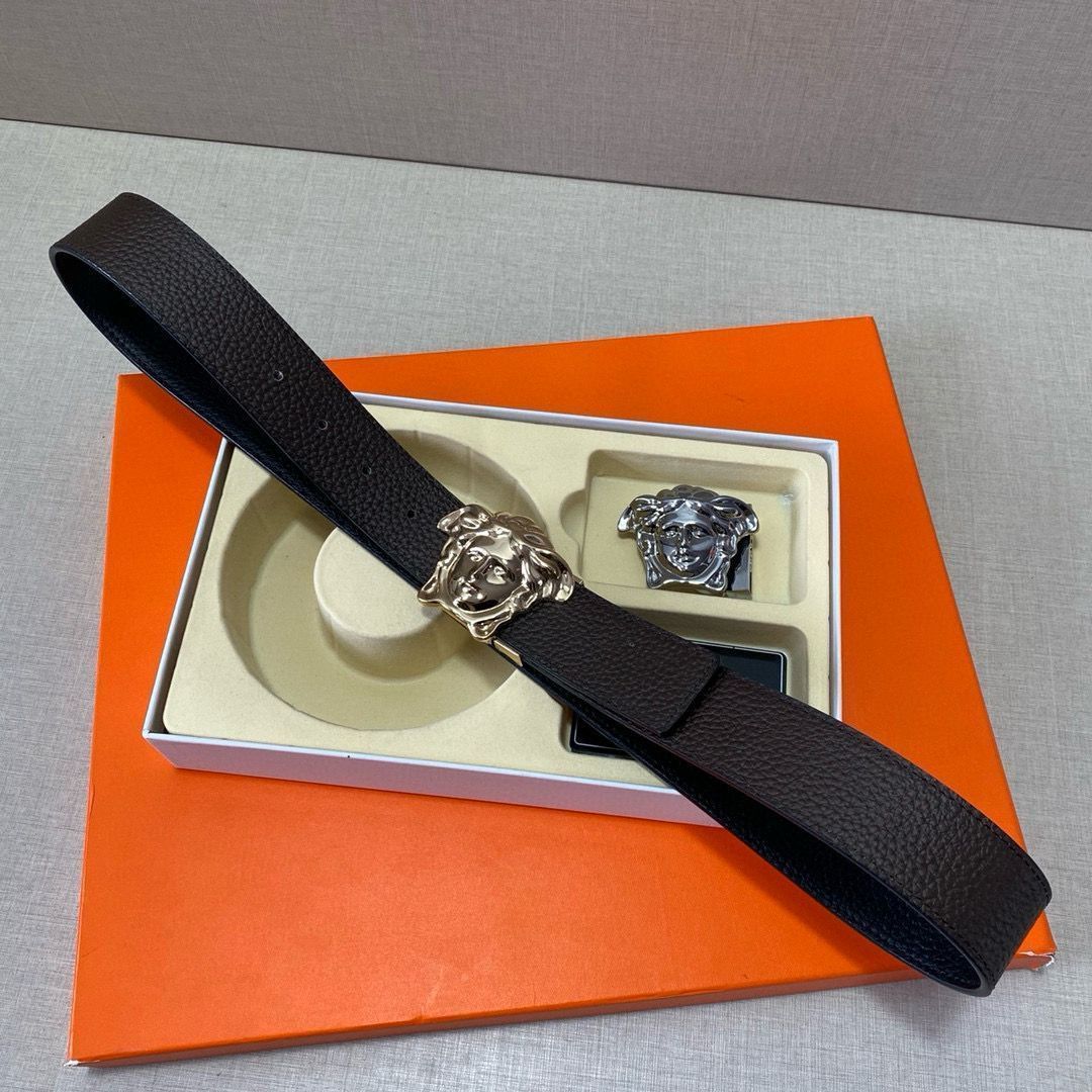 本日特価] ヴェルサーチ Versace 高級レザー ベルト＆バッグ スーパー