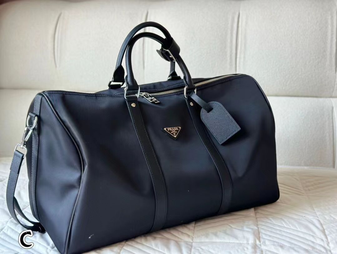 PRADAプラダ ２way ボストンバッグ ブラック テスート 旅行鞄 ナイロン