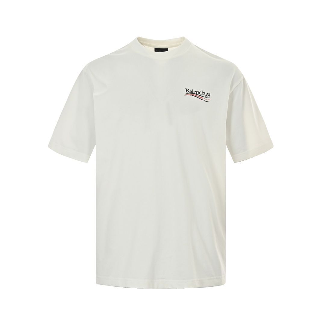 【今日特価】Balenciaga / バレンシアガ 24ss モザイクコーラ破洞 T シャツ