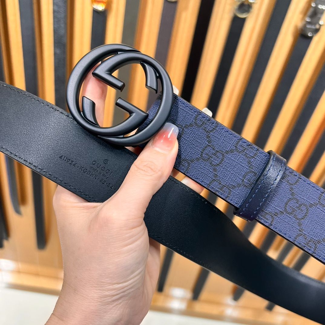 【今日特価】Gucci 2024 年式 高級本革ベルト-3