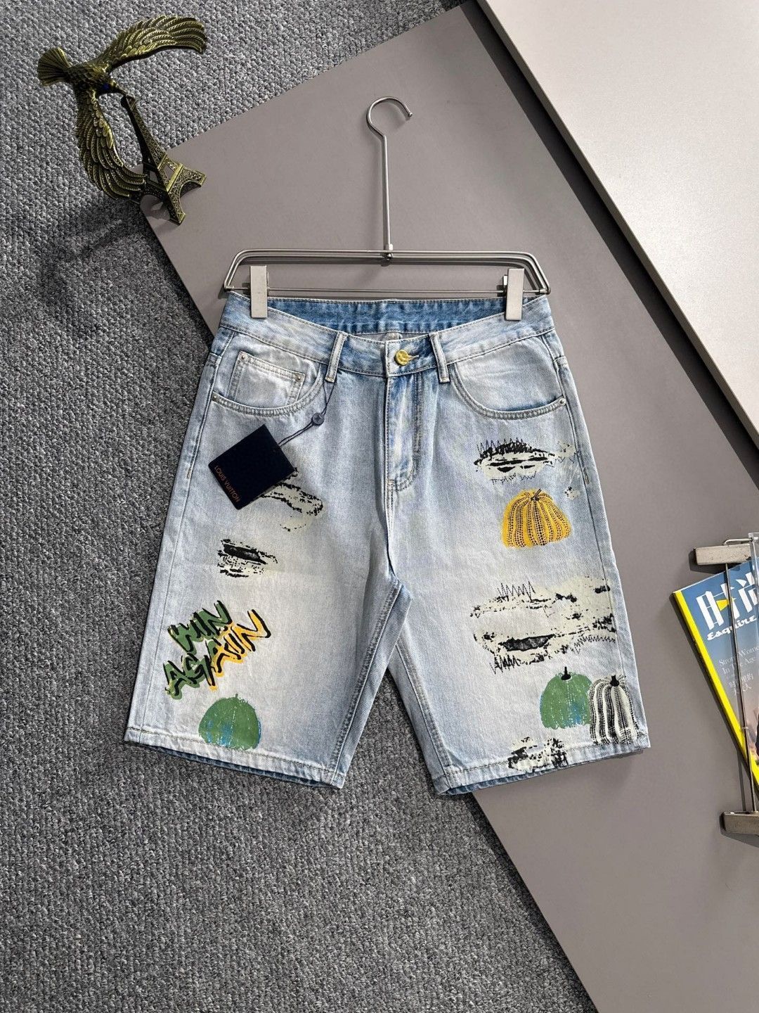 【今日特価】LV 2025SS Denim Shorts（日本産デニム使用）