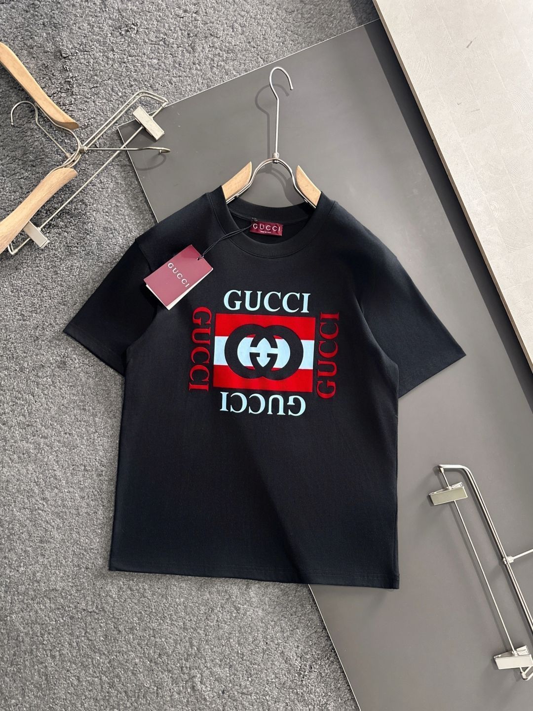 【今日特価】GUCCI 25SS ダブルガーゼ T シャツ