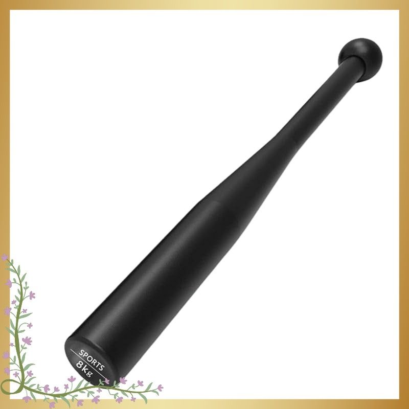 TUISKU クラブベル 8kg ケトルベル トレーニングバット 筋力 トレーニング ダンベル アイアン トレーニング器具