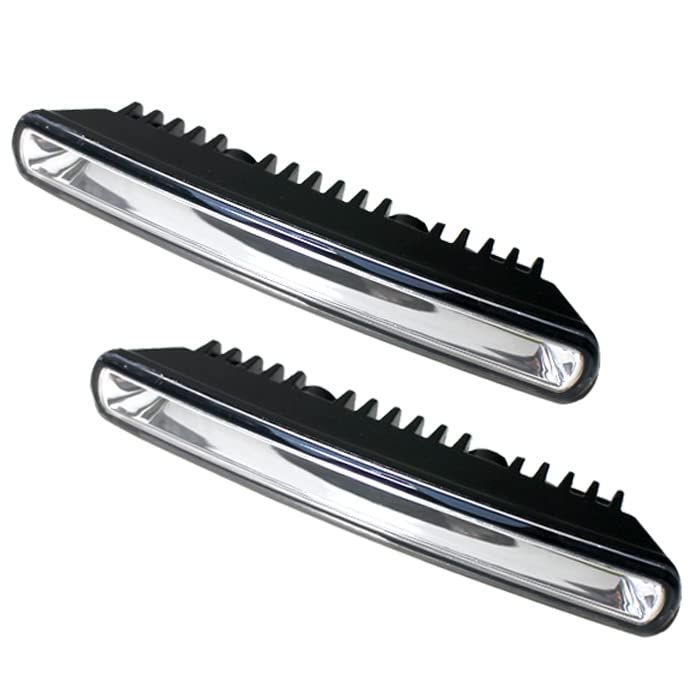 LED デイライト ロング（ホワイト） 高輝度 COB 12V 面発光 LED 全面発光 簡易防水 つぶつぶ感無しas 5acf3202