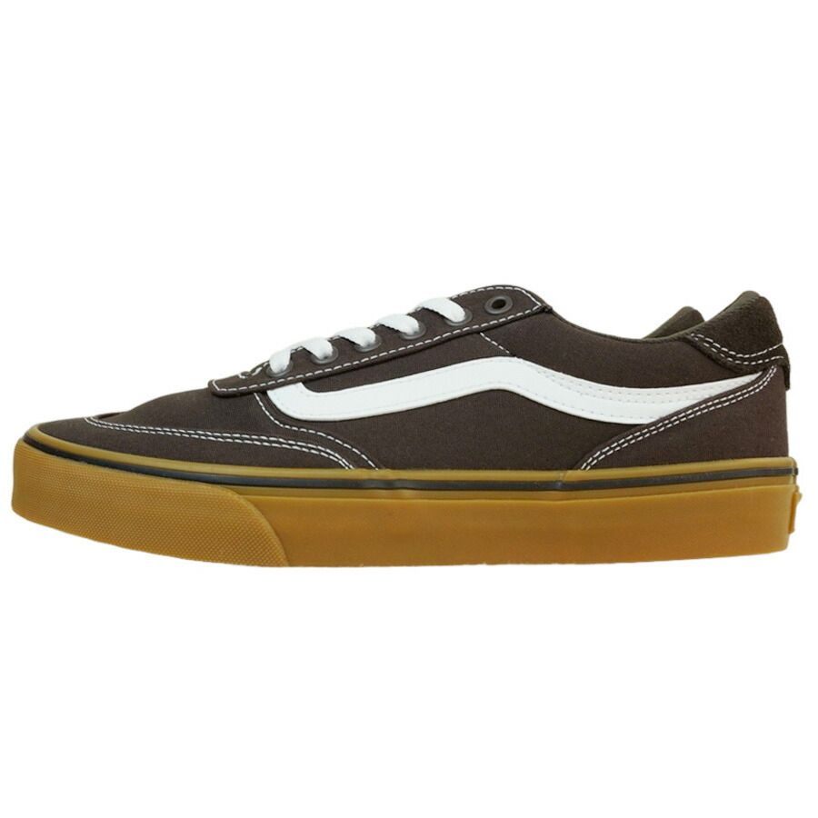 VANS スニーカーVANS ヴァンズ バンズBROOKLYN LS【箱なし】ブルックリンCANVAS GUM TURKISH COFFEEキャンバス ガムソール ターキッシュコーヒーブラウン 茶色 スエード キャンバス メンズ スニーカー 靴 スケボー