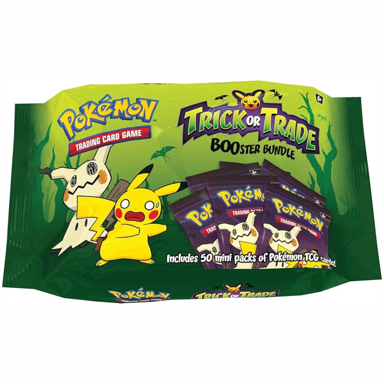 【新品未開封品】 2023年版 ポケモンカード Trick or Trade BOOster Bundle 50パック入り 海外限定 ハロウィン トリックオアトレード ピカチュウ ミミッキュ ポケカ