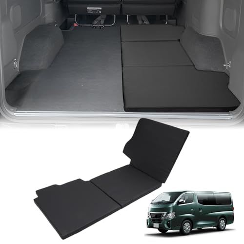 GIMUYA NV350 キャラバン プレミアム GX 車中泊マット 5人乗り 標準ボディ専用 折りたたみ ベッドキット 段差解消 フラット化 防水PVC 軽量高密度ウレタン 仮眠 防災 運転席用 1枚ts feeb6716
