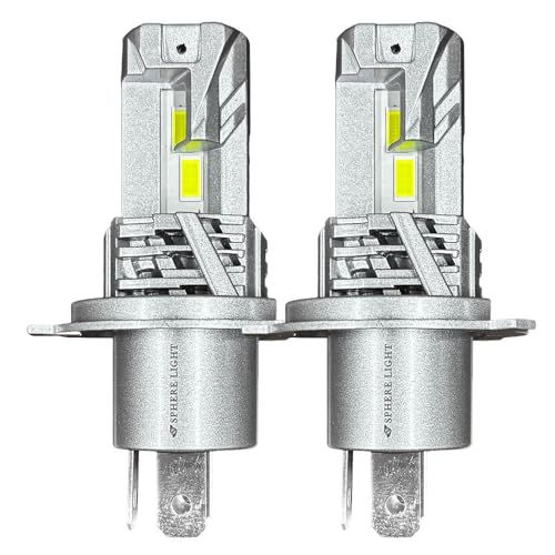 スフィアライト H4 Hi/Lo LED ヘッドライト 新基準 車検 対応 6000K ホワイト 5000lm 12V ファンレス 簡単 取付 ハロゲン サイズ 防水 SPHERELIGHT SLMSTH4C060as 15a2207e