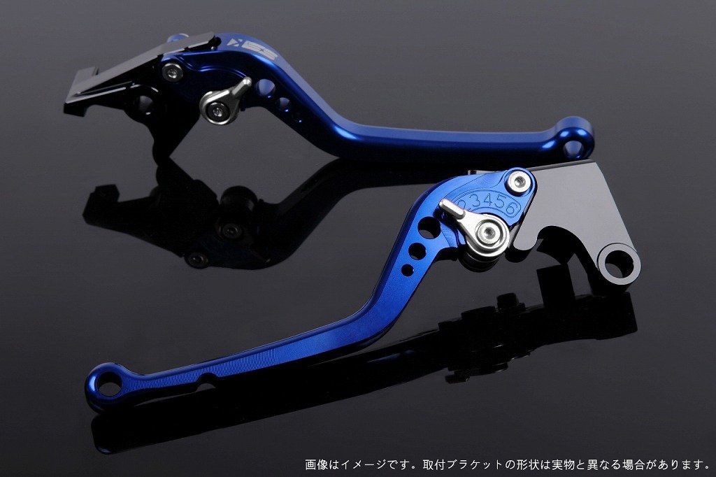 新品 SSK スピードラ アジャストレバーセット スタンダードロング レバー本体カラー:ブルー アジャスターカラー:シルバー SUZUKI GSX-S125/GSX-R125 2017-2019